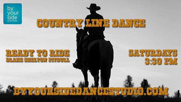 Join our Fun Country Line Dance Class! Every Saturday @ 3:30 pm
