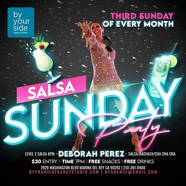 Bachata and Salsa Dancing Party Every 3rd Sunday