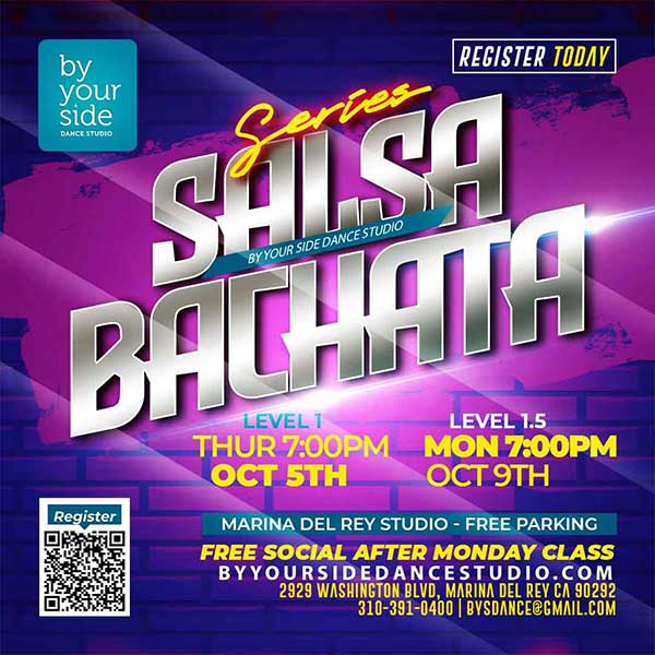 Learn Two Popular Latin Dances in our 4-Week Salsa & Bachata Series for only $50