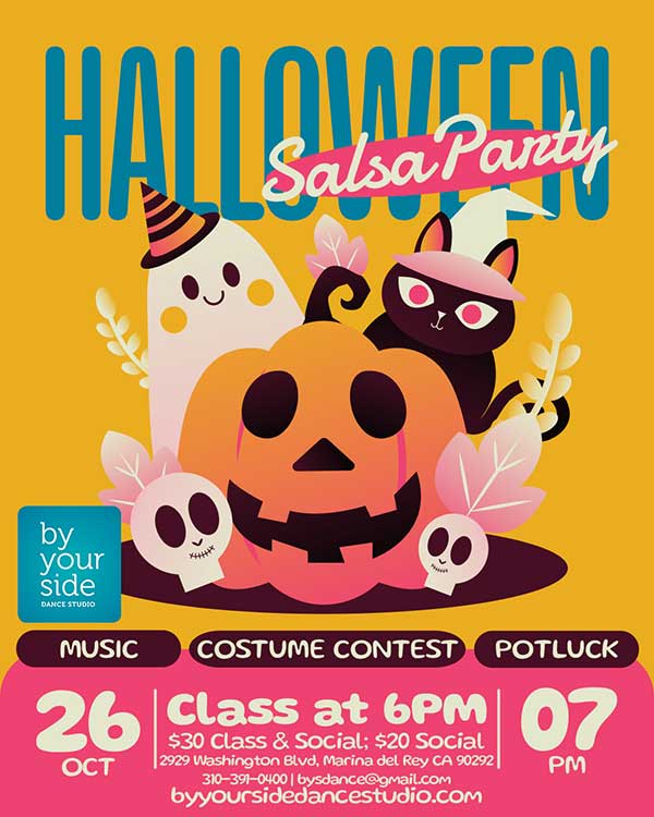 👻 Don’t Miss Our Salsa & Bachata Halloween Party – Sunday, October 26th @ 7 pm