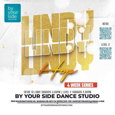 🕺💃 4-week Level 1 & 2 Lindy Hop Series – Only $60 – Starting Sunday, January 4th