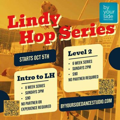 🕺💃 6-week Level 1 & 2 Lindy Hop Series – Only $90 – Starting Sunday, October 5th