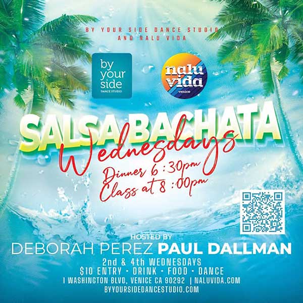 Join Us for a Night of Salsa Dancing Every 2nd & 4th Wednesday of the Month at Nalu Vida