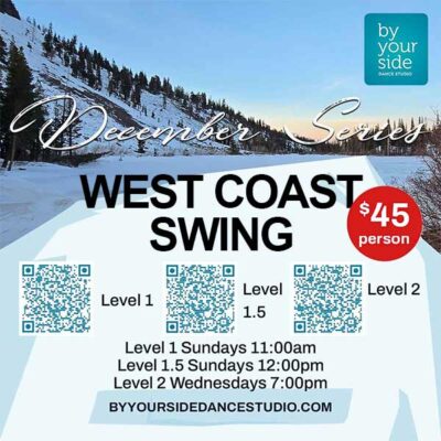 đșđ 3-Week West Coast Swing Series Level 1, 1.5 and 2 – Only $45 – Starting Sunday, Wednesday, December 3rd