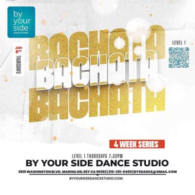 🕺💃 4-week, Bachata Dance Class Series Level 1 – Only $60 – Starting Thursday, January 8th