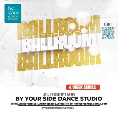 🕺💃 4-Week Level 1 Ballroom Dance Class Series (Waltz & Foxtrot) – Only $60 – Starting Wednesday, January 7th