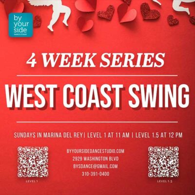 🕺💃 4-Week West Coast Swing Series Level 2 – Only $60 – Starting Wednesday, February 11th