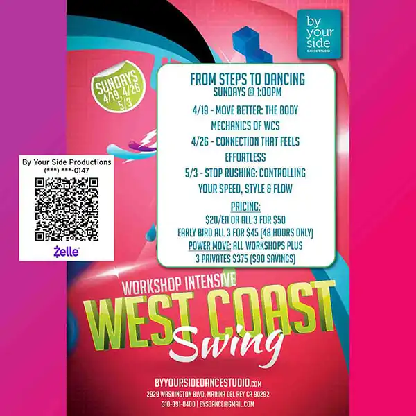 West Coast Swing Dance Workshop Marina Del Rey