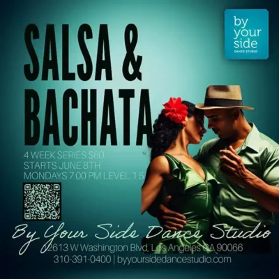 🕺💃 4-week Salsa & Bachata Dance Class Series Level 1.5 – Only $60 – Starting Monday, June 8th