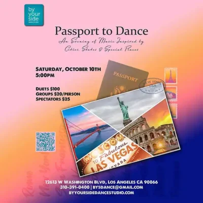 ✈️ A Passport to Dance Awaits! Sign Up Now for Our Dance Showcase! – Saturday, October 10th @ 5 pm