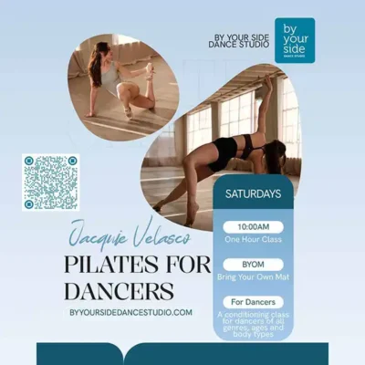 💪 New Class! – Mat Pilates Class for Dancers – Saturdays @ 10 am