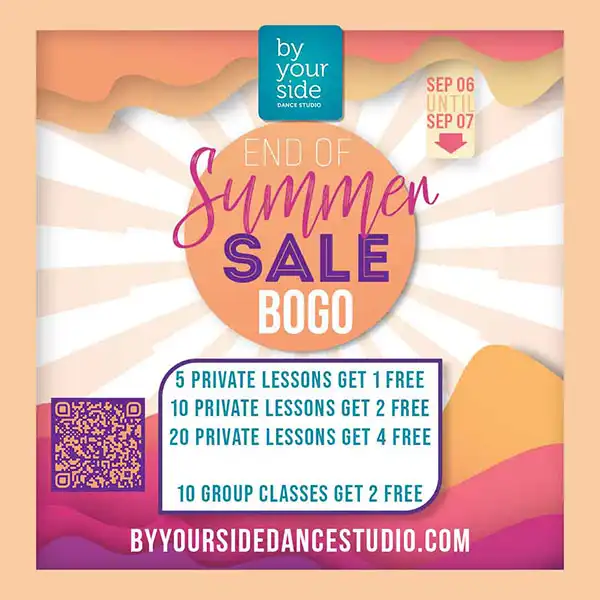 End of Summer Dance Sale