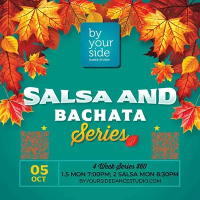 🎉 Unbeatable Value: 4 Weeks of Dance Fun!🕺💃 4-week Salsa & Bachata Series L 1.5 and Salsa L 2 – Only $60 – Starting Monday, October 5th